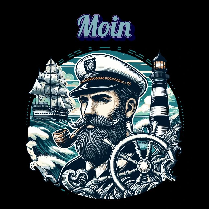 Hamburg Seafarer Captain Sailing Ship Leuchttrurm