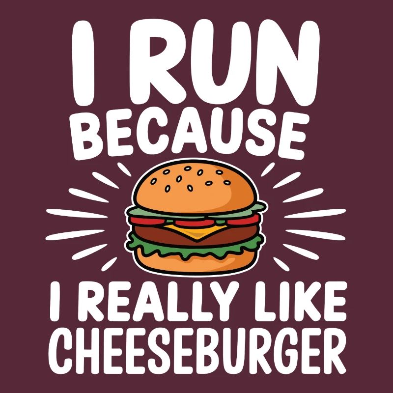 Je cours parce que j’aime beaucoup le Cheeseburger Jogging