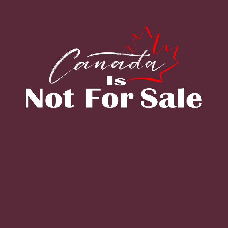 Le Canada n’est pas à vendre Maple Leaf Design