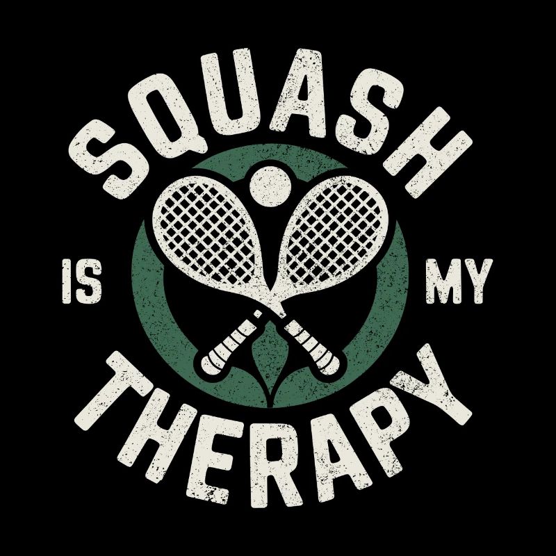Squash ist mein Therapy Funny Squash Player