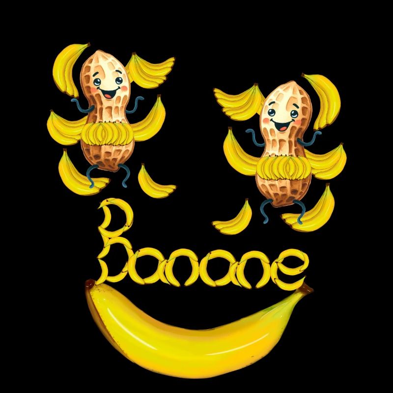 Danse Joyeuse Danse Banane Fruit Fruit Enfants