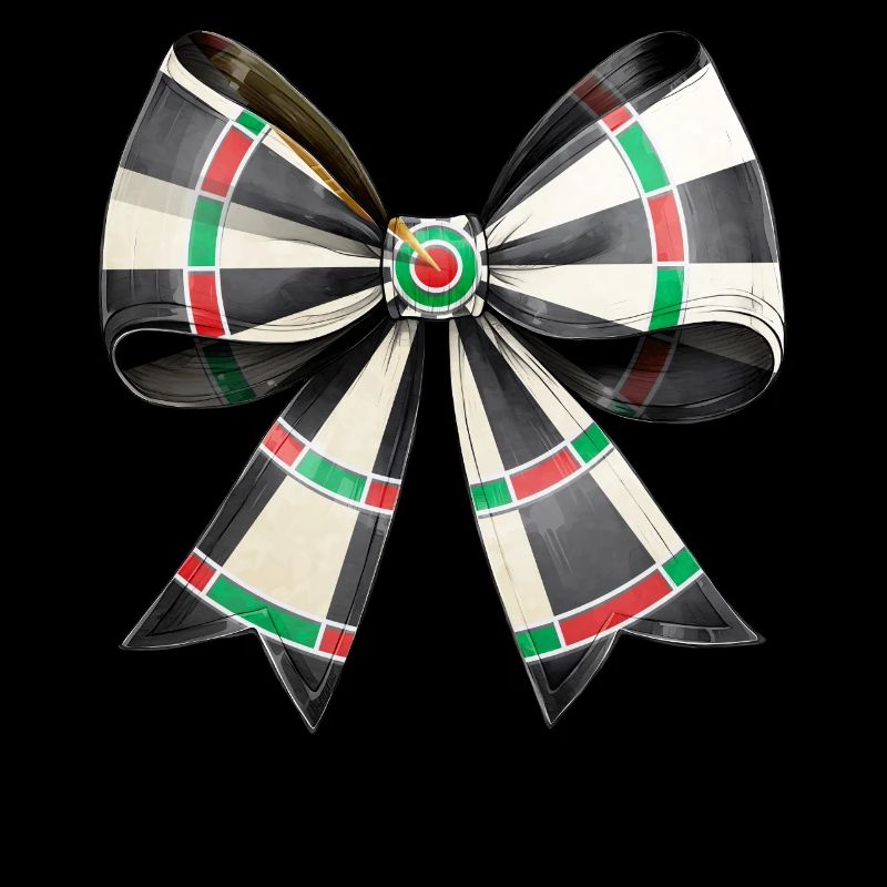 Coquette Bow Darts Player Mothers Day Pink