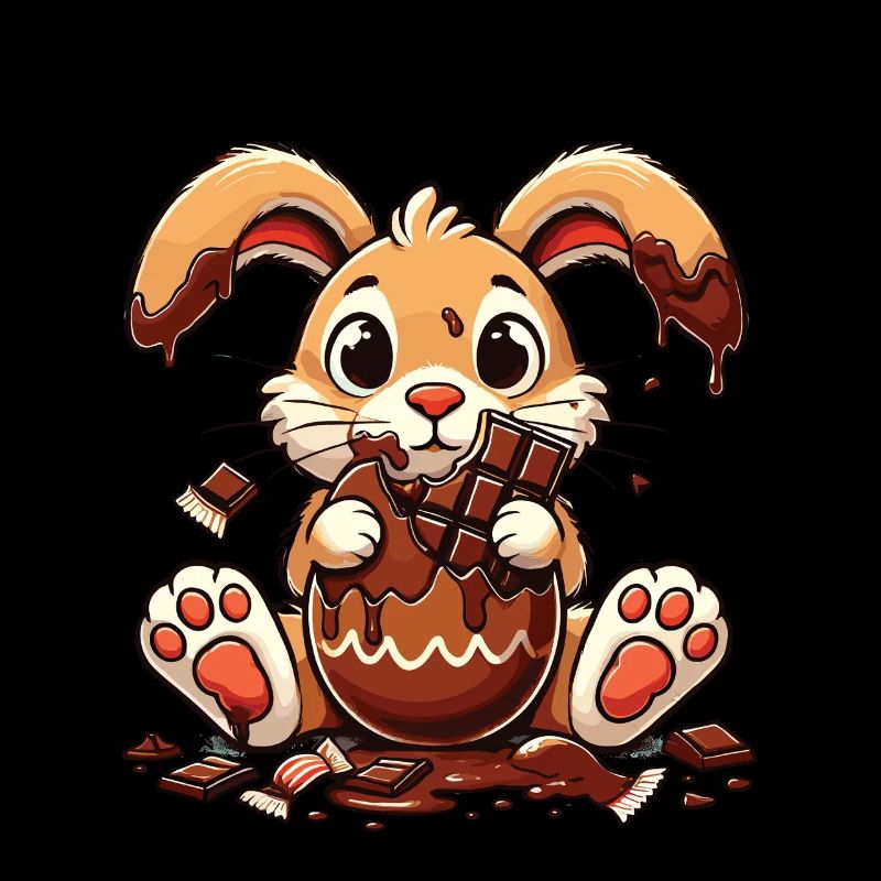 Dégustez du chocolat lapin de Pâques