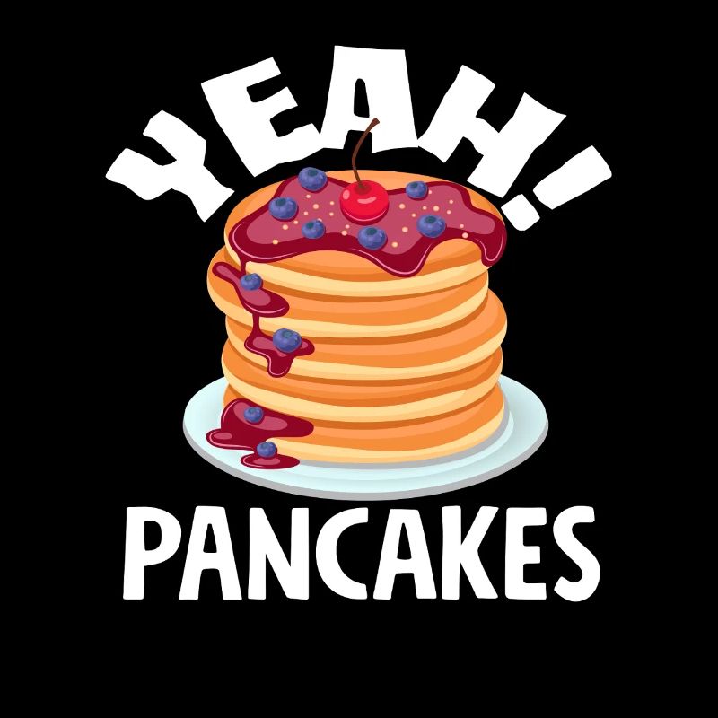 Pancakes Yeah! Mit Kirschen Und Blaubeeren