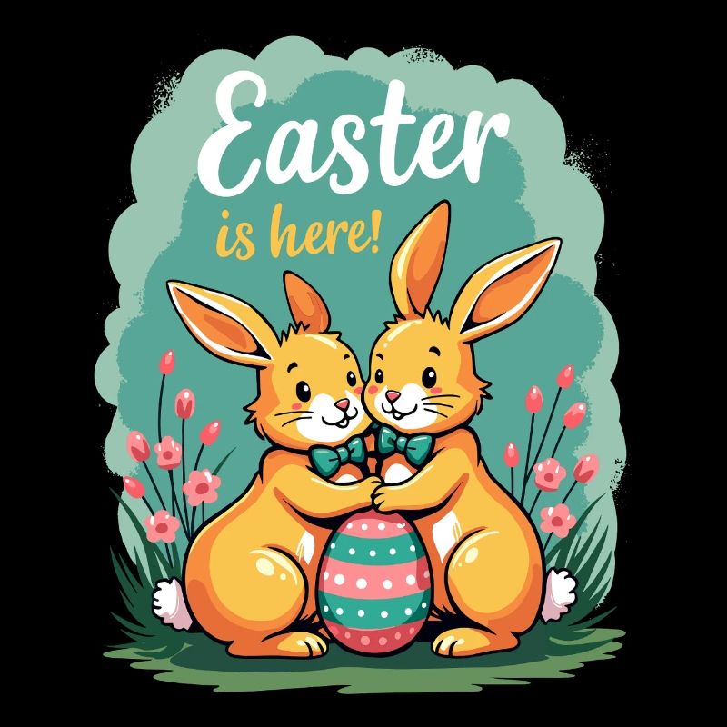 Easter is here – Süße Osterhasen mit Osterei