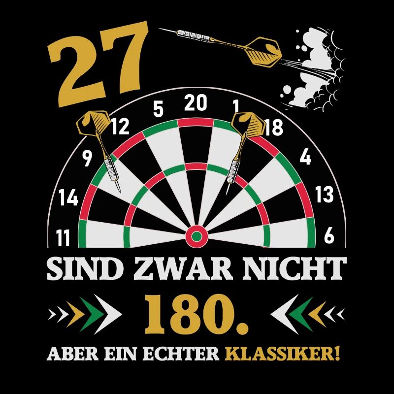 Les fléchettes 27 ne sont pas des fléchettes d’anniversaire de 180