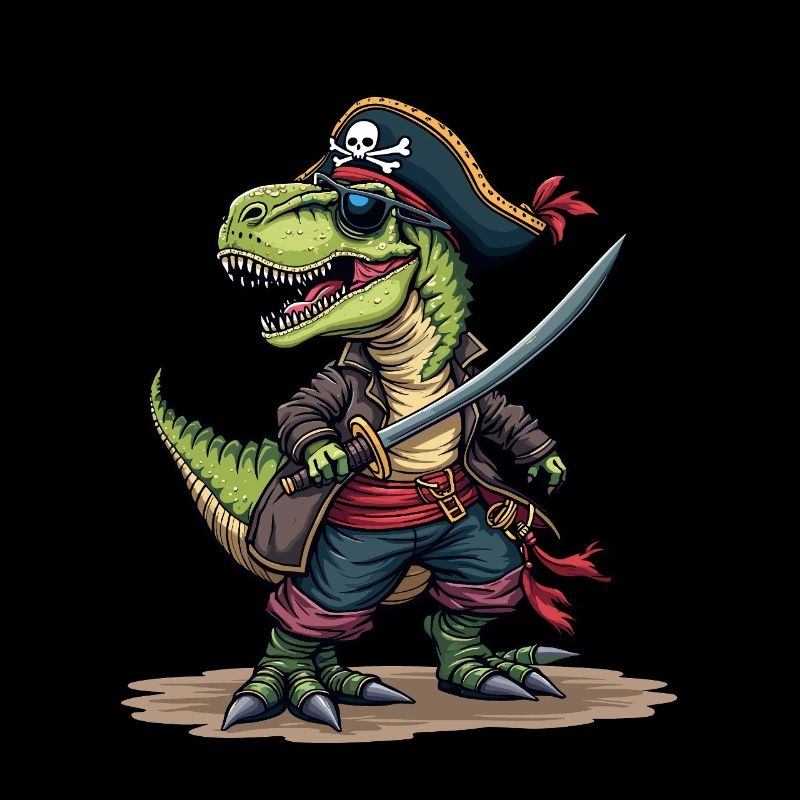 Carnival Pirate Dinosaur Costume Pirate Hat Alaaf