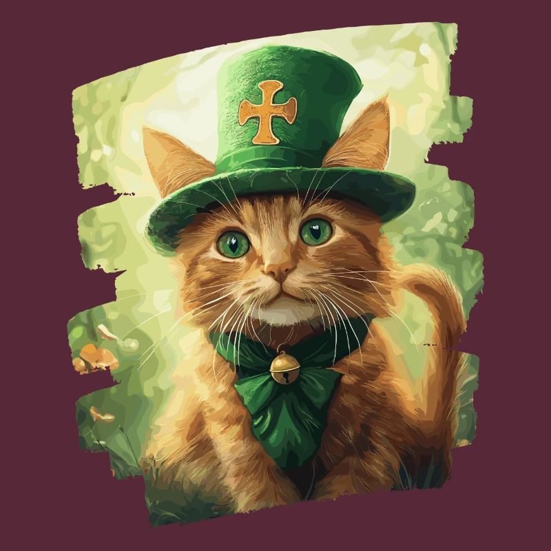 St Patricks day Katze