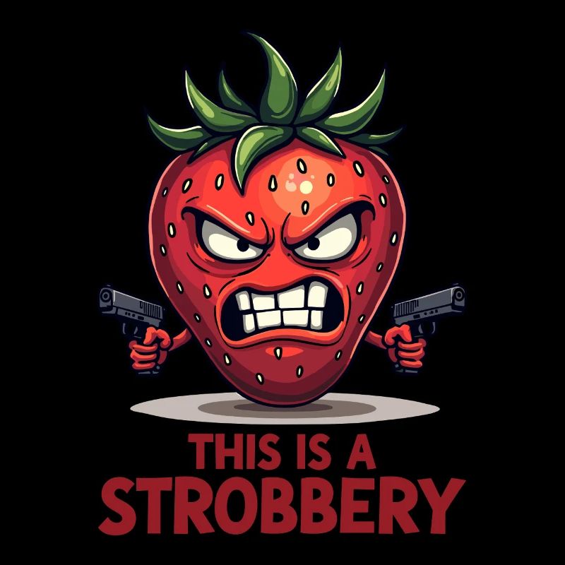 This Is A Strobbery – Lustige Erdbeer Gangster