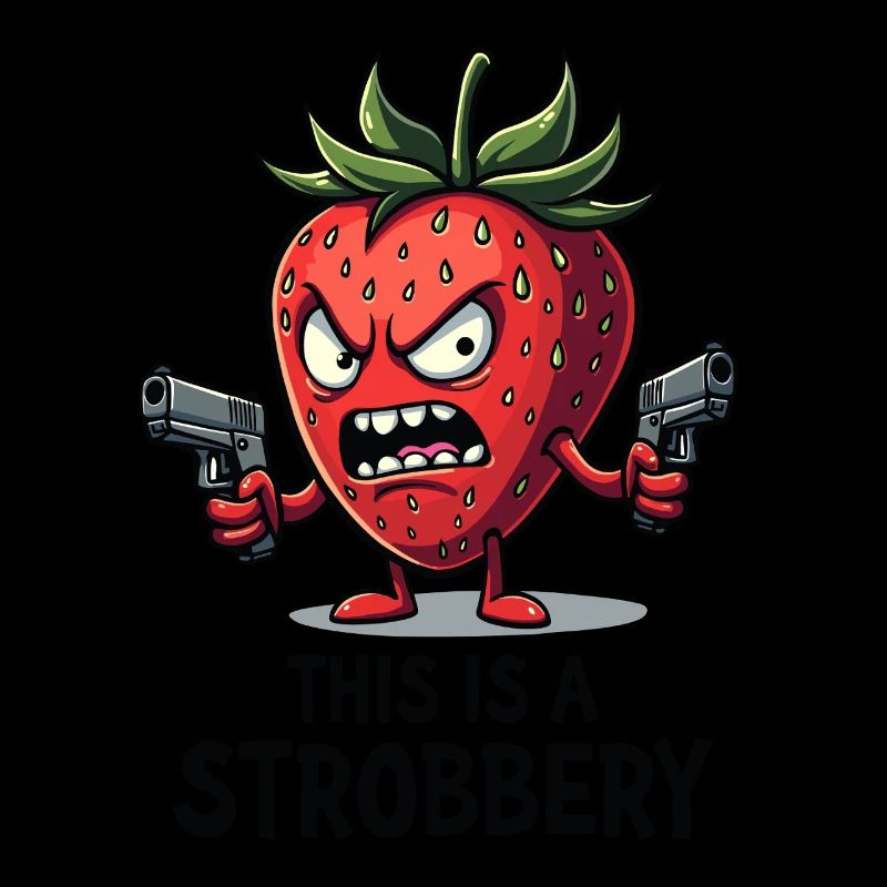 This Is A Strobbery – Lustige Erdbeer Gangster