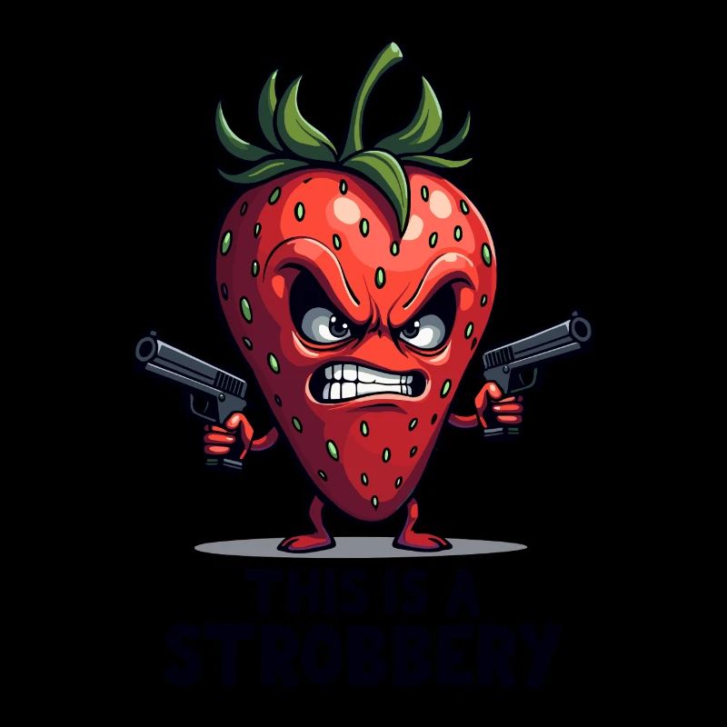 This Is A Strobbery – Lustige Erdbeer Gangster