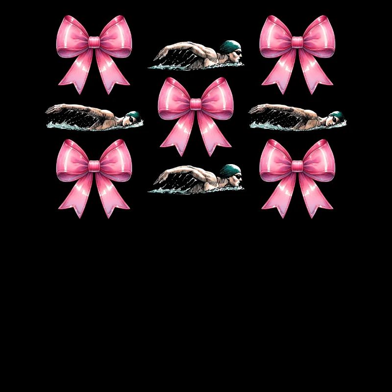 Coquette Bow Swim Float Swim Rose