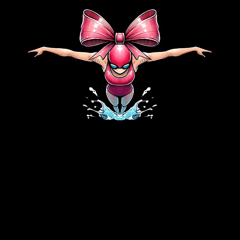 Coquette Bow Swim Float Swim Rose
