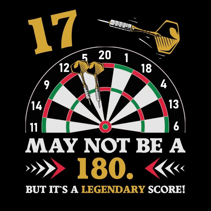 Pas 180 mais un classique : les fléchettes du 17e anniversaire