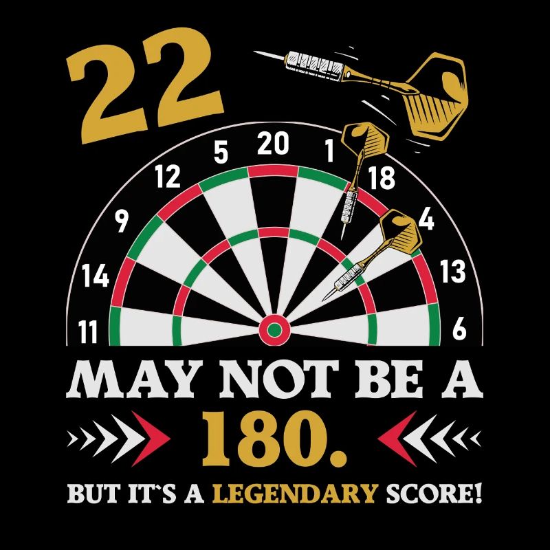 Pas 180 mais un classique : les fléchettes du 22e anniversaire