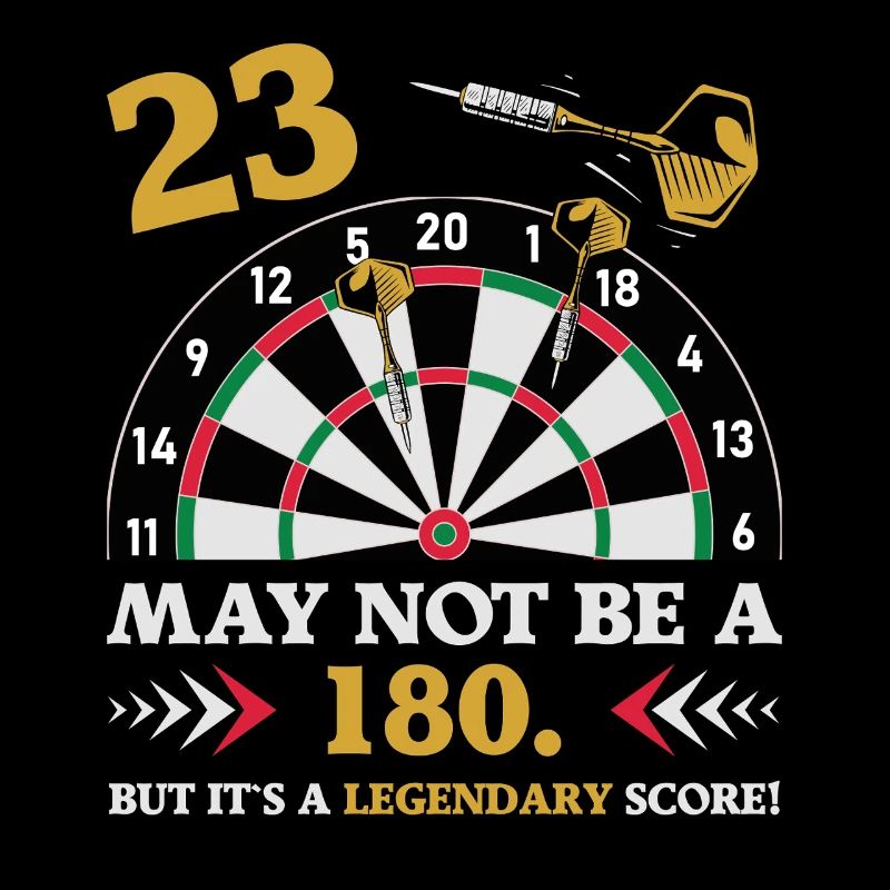 Pas 180 mais un classique : fléchettes pour le 23e anniversaire