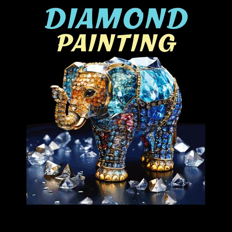 DIAMONDS ELEPHANT DIAMOND PAINTING