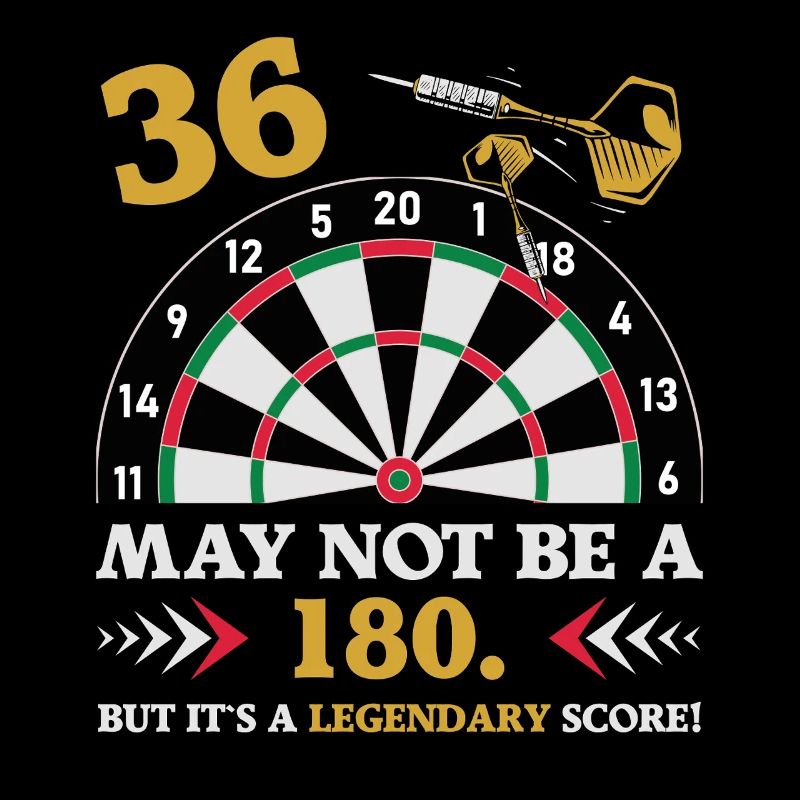 Pas 180 mais un classique 36e anniversaire : des fléchettes