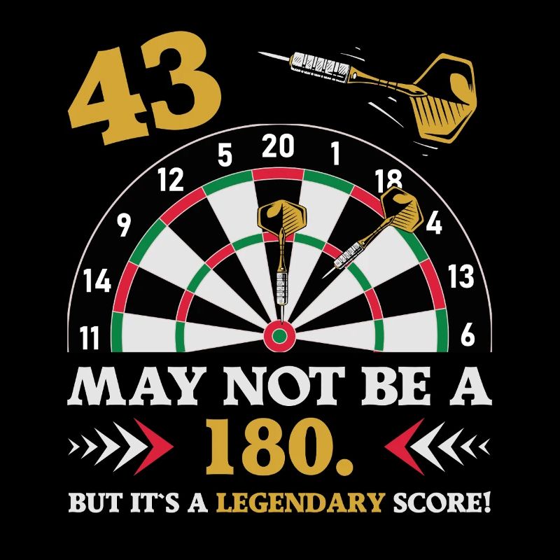 Pas 180 mais un classique 43e anniversaire Fléchettes