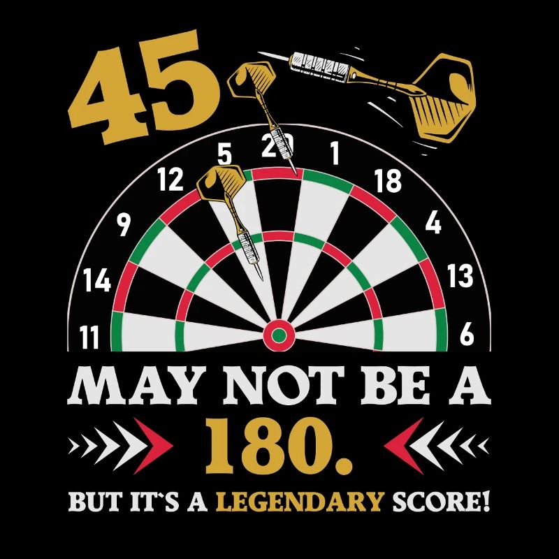 Pas 180 mais un classique 45e anniversaire : fléchettes