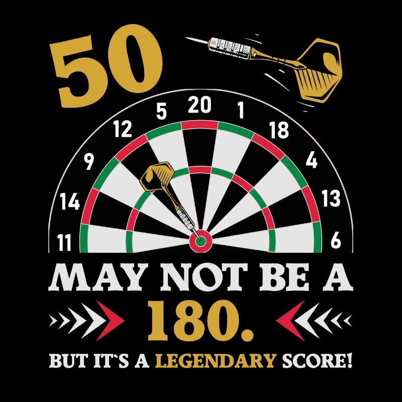 Pas 180 mais une fléchette classique du 50e anniversaire