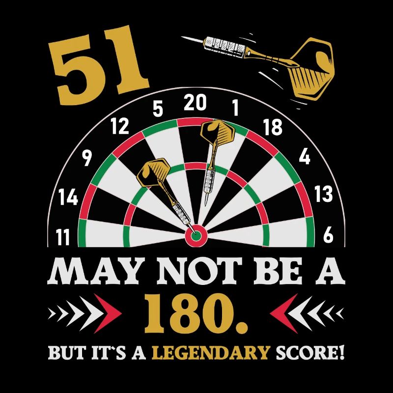 Pas 180 mais un classique des fléchettes du 51e anniversaire