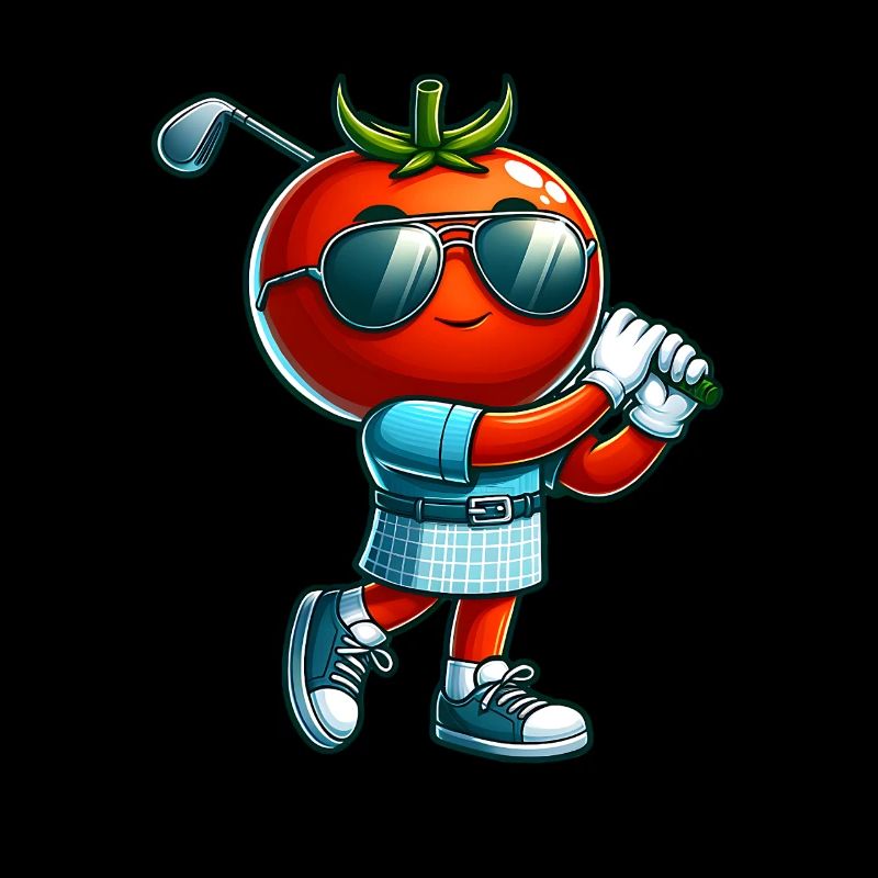 Drôle Golf Tomate Cool Swing Vibes Avec