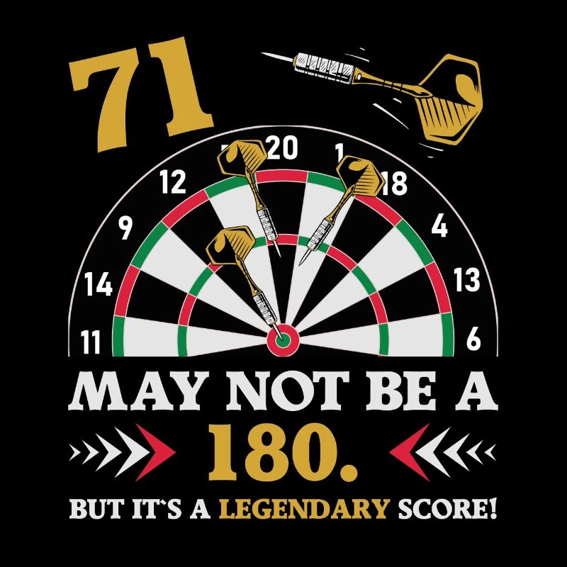 Pas 180 mais un classique : fléchettes du 71e anniversaire