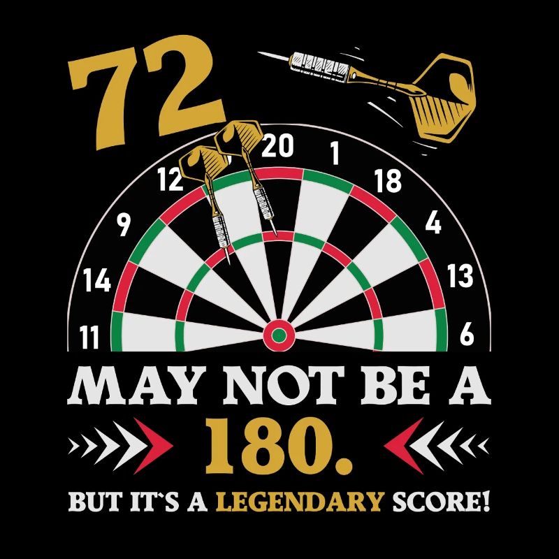 Pas 180 mais un classique : les fléchettes du 72e anniversaire