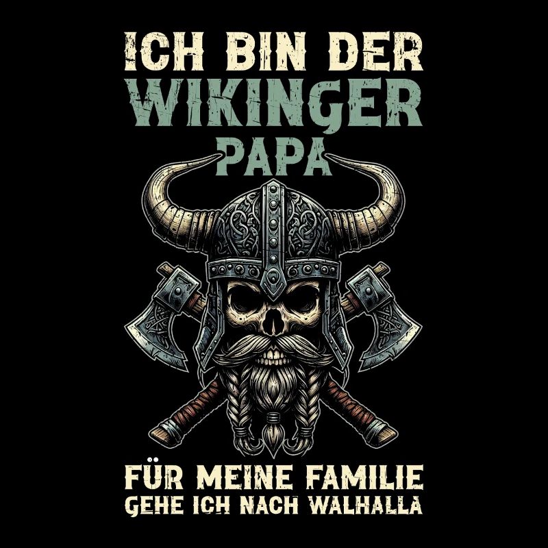 Wikinger Papa Vatertag Vaterschaft Elternteil