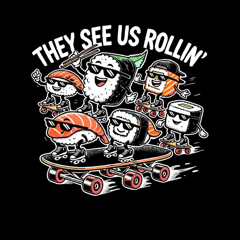 Sie sehen uns rollen