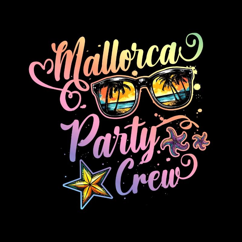 Mallorca Party Crew Colorful
