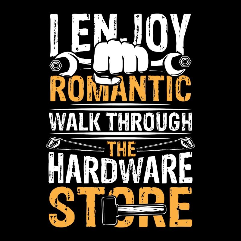 Romantic walk through hardware store