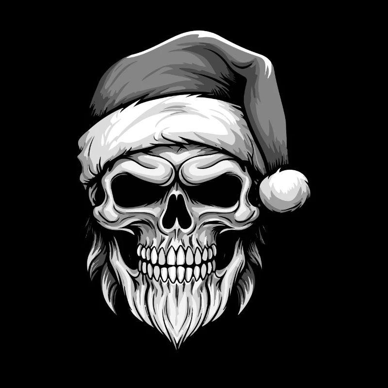 Weihnachtsmann Totenkopf