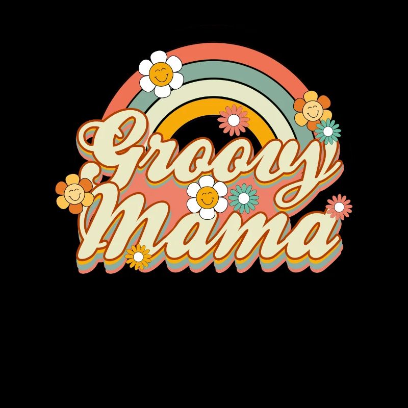 Groovy Mama Mutterschaft Elternteil Muttertag