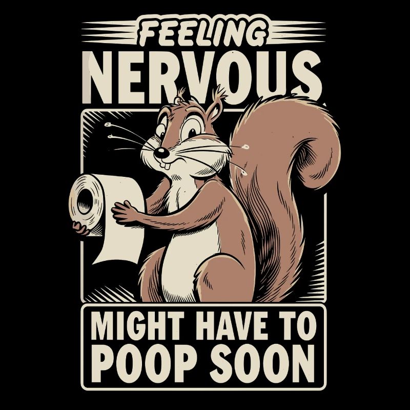 Irritable Bowel Syndrom Squirrel Poop Humor