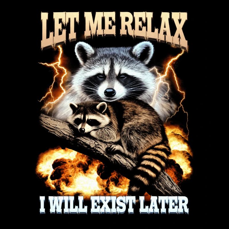 Tired Sleeping Raccoon Meme, Let Me Relax