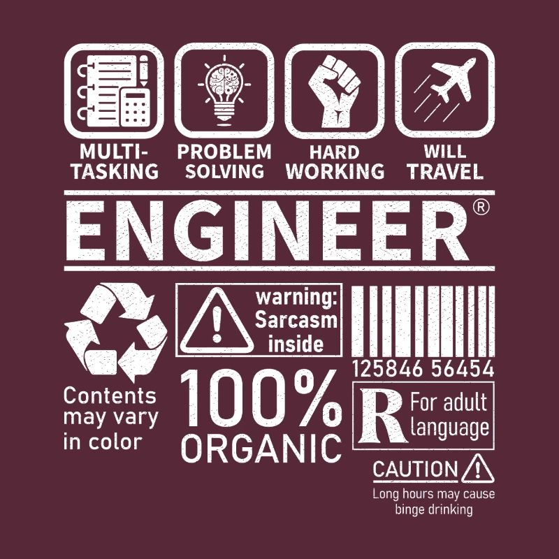 engineer multitasking problem solving hard working