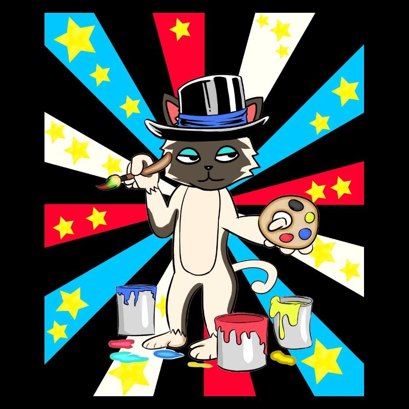 Artist Cat Cats Painter Art