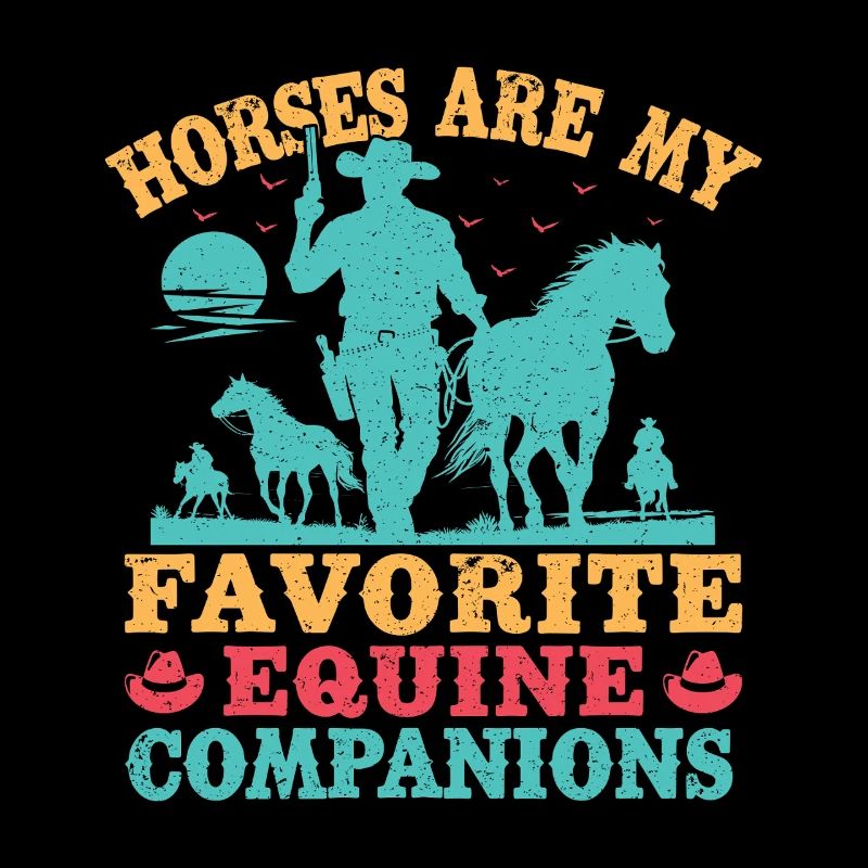 Cavalier de loisir Mes compagnons équins préférés