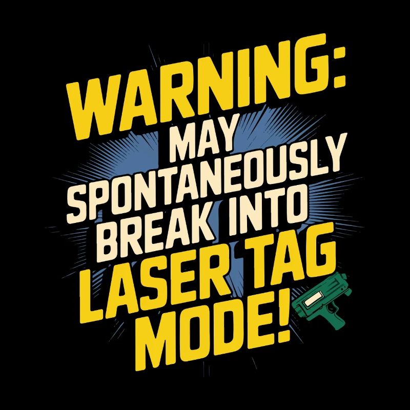 Warnung: Kann spontan in Lasertag einbrechen