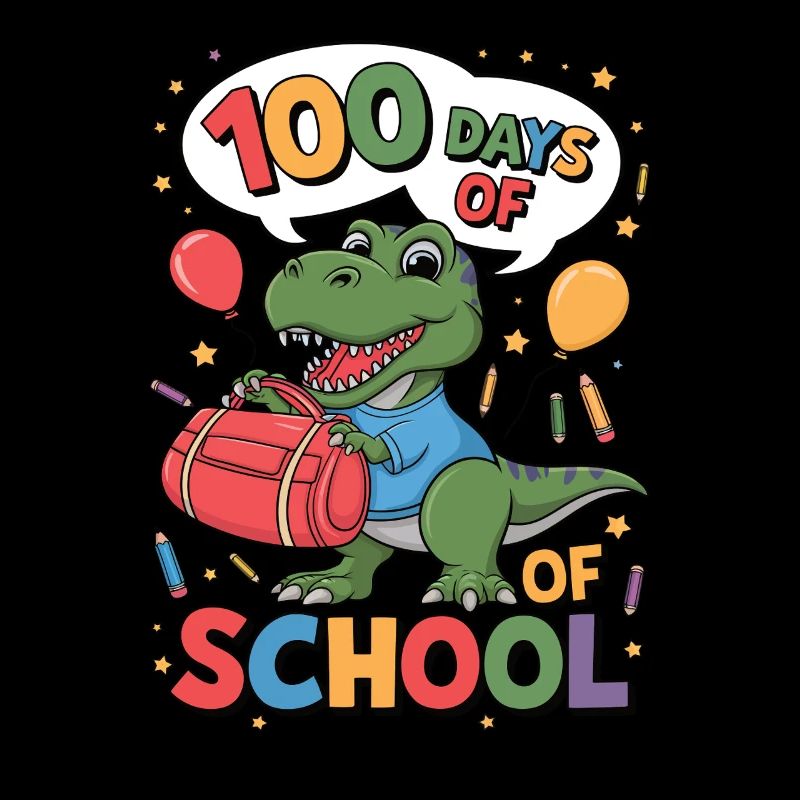 100e jour d’école 100 jour d’école des enfants