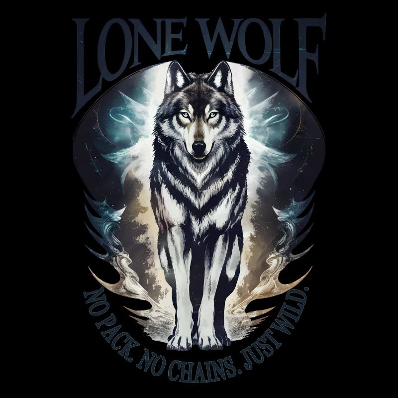 Lone Wolf - No Pack, No Chains, Just Wild
