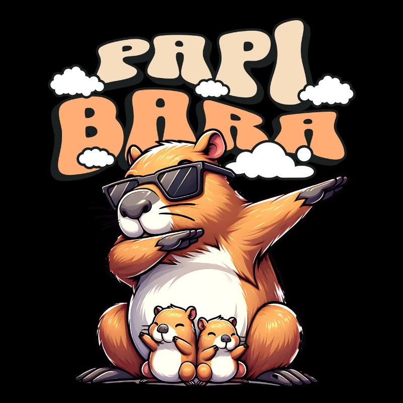 Papibara Capybara Father Dad