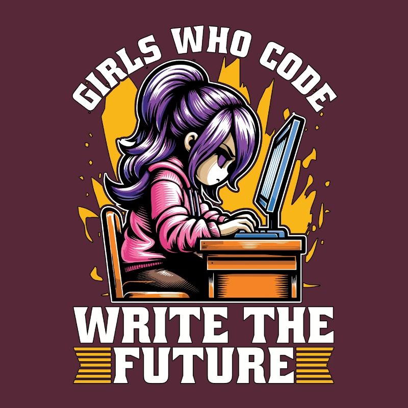 Coder Girls Who Code Write The Future Developer