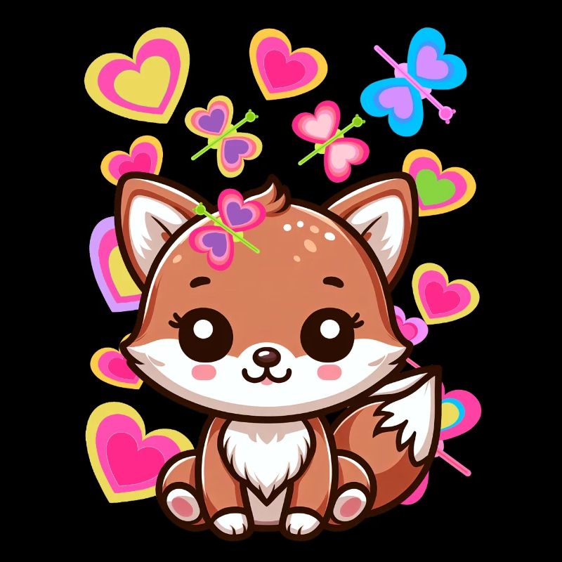 Fox Foxes Enfants Enfant Bébé