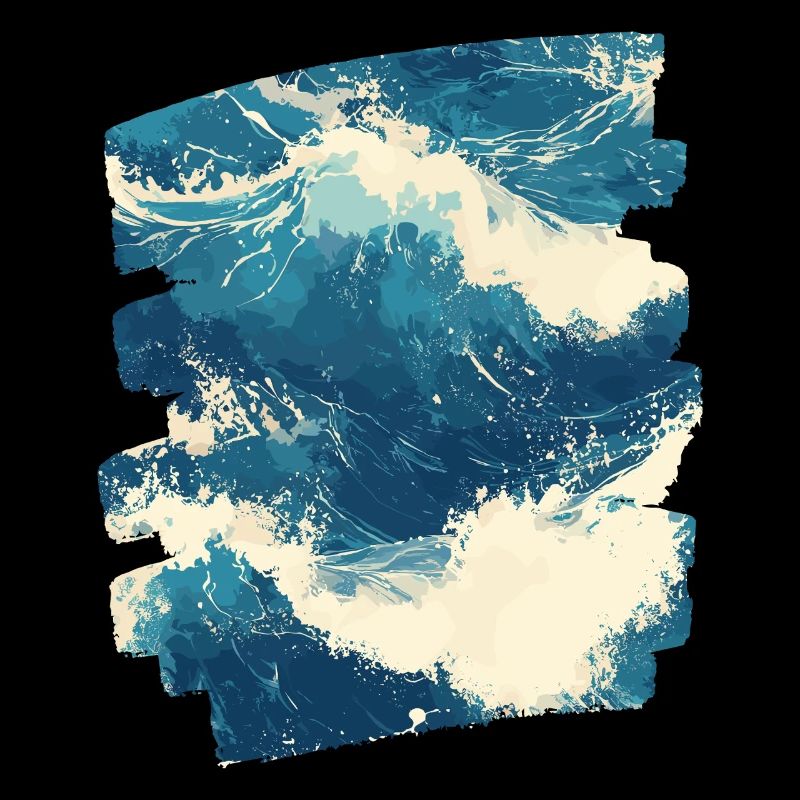 Les vagues et la mer