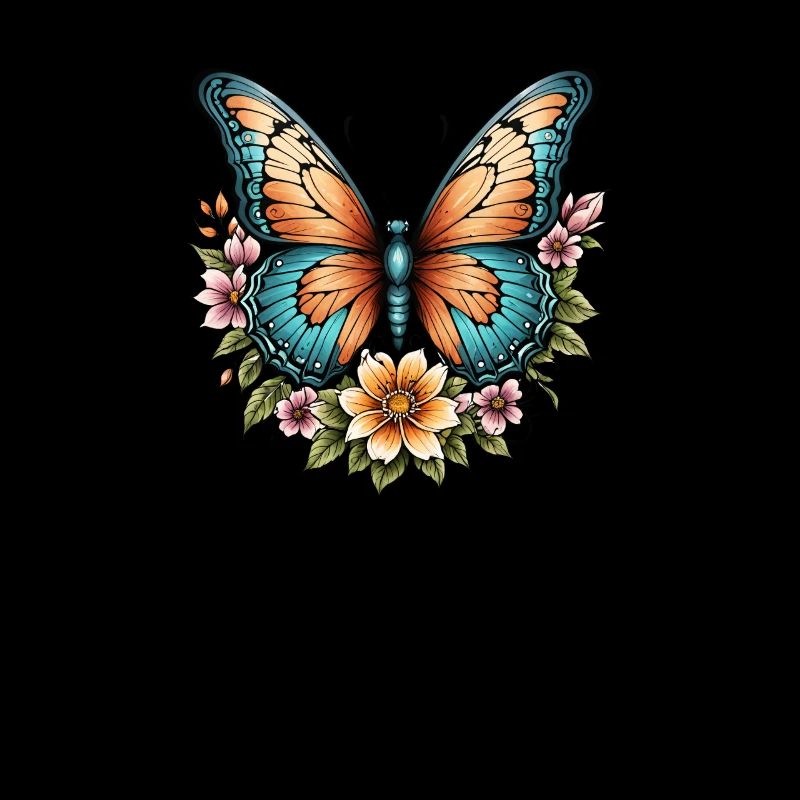 Papillon Floraison Harmonie