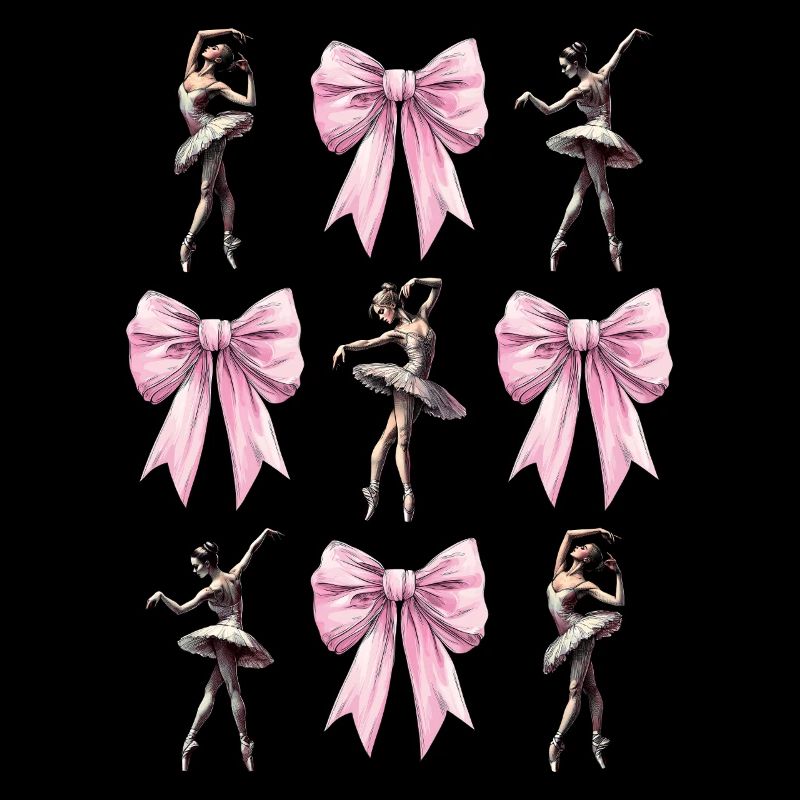 Coquette Bow Ballerine Danse Ballet Danseuse