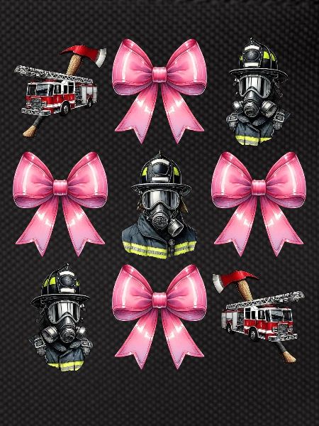 Coquette Bow Pompier Pompier